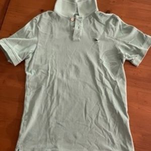Vineyard Vines Boys Size M Seafoam Green Polo